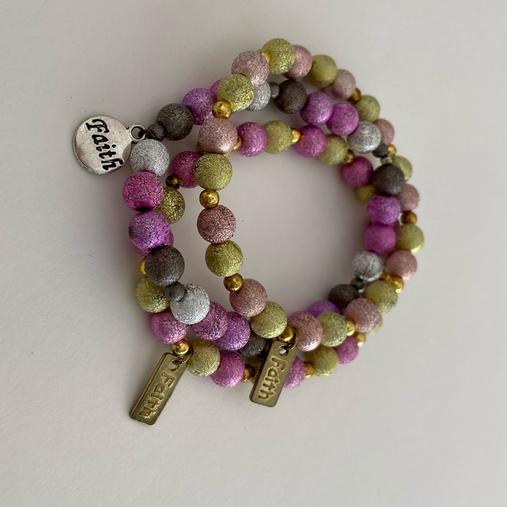 Bible Verse Bracelet, Faith Bracelet, Spiritual - Picture 2 of 8